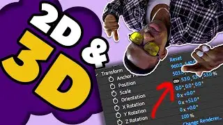 Transform options in After effects. EP 3/8