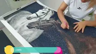 DIY 5D diamond painting kit, Multiple color patterns, you can draw with your family