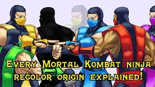 Every Mortal Kombat ninja recolor origin explained!