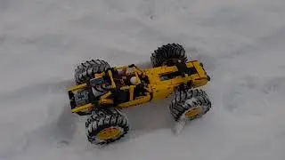 Второй забег по снегу багги CaDa Technic 4WD Edition