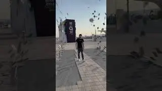 Cool video effect with gravity
