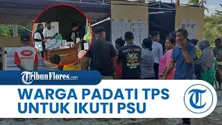 Warga Mulai Padati TPS 006 Kota Uneng Sikka Jelang PSU