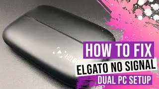 How to Fix Elgato No Signal Issue Red Light Game Capture Card PC To PC HDCP Protected Dual PC Setup