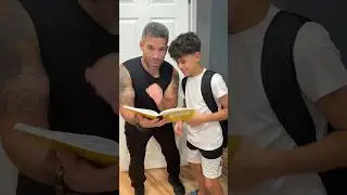 Cosas que pasan cuando papá ayuda a Lorenzo con la tarea 😂