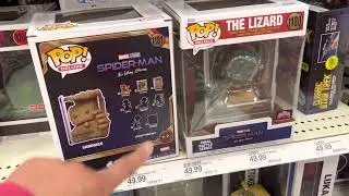 Targetcon Spider-Man , Sandman , lizard  Funko pop deluxe vinyl figure target exclusive