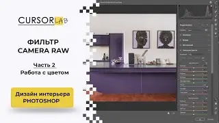 Работа с цветом с помощью фильтра CAMERA RAW