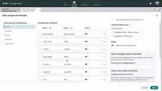 Table Builder | Creating a custom order form