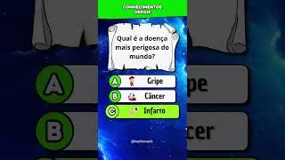 🌍 Quiz conhecimentos gerais!