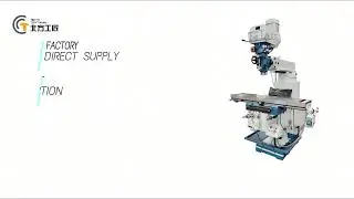 Turret milling machine #cnc  #vertical milling machine