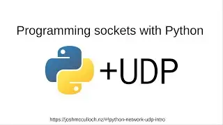Intro to Python3 Networking - UDP