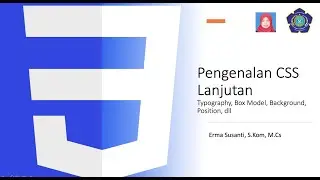 Pengenalan CSS Lanjutan (Typografi, Box Model, Backgroun & Position)