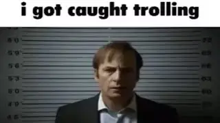Caught trolling