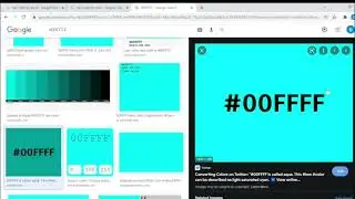 Cyan and Aqua color are the same I guess...
