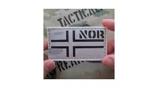 Norway Norge Flag Patch