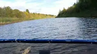 Лодка выходит на глиссер)))
