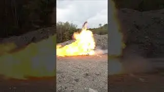 Exploding a Microwave with gasoline! !  