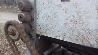 Саморобний  кукурудзяний комбайн. Пробний запуск.