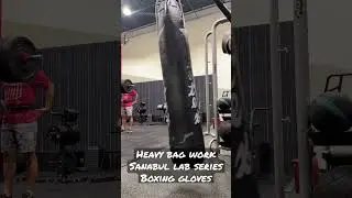 Heavy Bag Work With Sanabul Lab Series Boxing Gloves