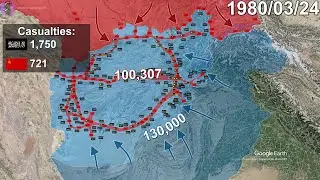 The Soviet-Afghan War using Google Earth