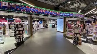 Радиусные LED экраны в магазинах RegStaer в аэропорту Внуково