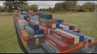 Cargo ship 300m Model 3d for C4D