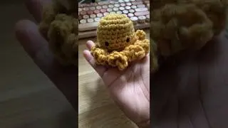 Crochet baby octopus 🐙 #corchet #crocheting