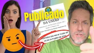 🔴FINALMENTE PUBLICADO PORTARIA DE OUTUBRO com valores do Auxílio Financeiro Complementar da União