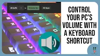 How to change your volume with a keyboard shortcut