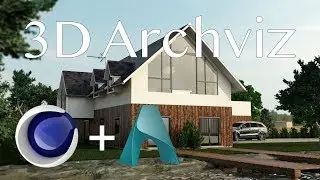 3D Architecture Visualization | Cinema4D & Arnold