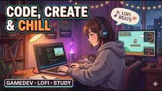 work with me 👨‍💻 gamedev & lofi beats [1hr pomodoro] | Indie Dev Reality | No Talking, Just Work