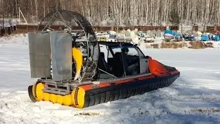 Катаем Патролом Аэроглиссер