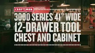 3000 Series 41-IN. Wide 12 Drawer Tool Chest | Tool Overview