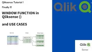 QlikSense tutorial: Make life EASIER with WINDOW FUNCTION in Qliksense