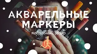 Акварельные маркеры | Подробный обзор: Sakura, Ecoline, Graph'o