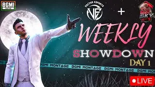 BGMI WEEKLY SHOWDOWN MATCH IS LIVE DAY 1 E3 | VECTOR ESPORT I With DEVIL SKY GAMING #G23