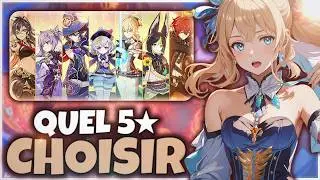 QUEL PERSONNAGE 5★ GRATUIT CHOISIR EN VERSION 5.0 ? (CLASSEMENT TOP 7 COMPLET 🏆) - Genshin Impact FR