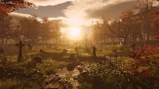 Cemetery Design in unity | Environment Design | Level Art | Speed Level Design | Unity | HDRP #unity