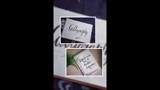 Calligraphy with normal pens I Calligraphy and Handlettering for beginners! tutorial !!