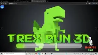 chrome dianosure 3D game | T Rex Run 3D Google Chrome game