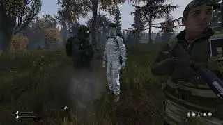 Stalker RP. DayZ. Поход с Учеными. Рыбалка или Охота? Фрузиновка 14 серия