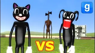 Cartoon Cat & Cartoon Dog VS Siren Head!! Gmod Nextbot