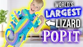 BIGGEST Lizard Pop it (fidget)