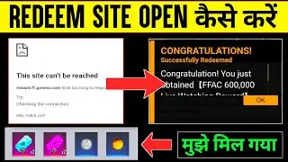 failed to redeem free fire website problem || free fire redeem code problem