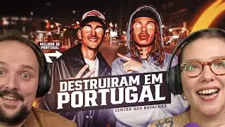 JOTAPÊ e SP DESTRUIRAM EM PORTUGAL! 🇵🇹 - CASAL REACT