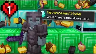 A GREAT start in Minecraft Hardcore!