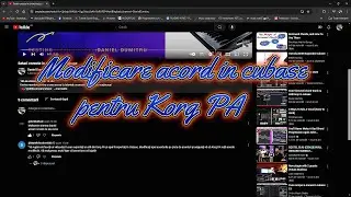 Modificare acorduri in cubase pentru KORG PA