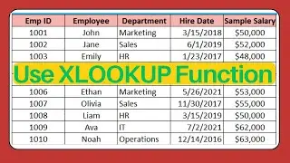 How To Use XLOOKUP Function In Excel | Easy XLOOKUP In Excel