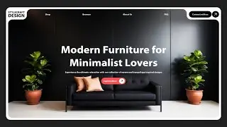 Create a Modern Furniture Landing Page with HTML & CSS | landing page design | 