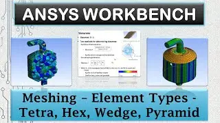 ANSYS Meshing - Element types - Tetra, Hex, Wedge & Pyramid elements - 37