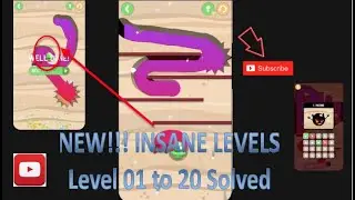 Dig this! Insane Levels All 20 solved - 01-01 to 01-20 (Dig it) Solution Walkthrough